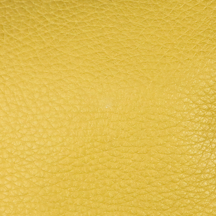 Coach 29257 Mustard Yellow Leather Large Duffle Hobo Bag