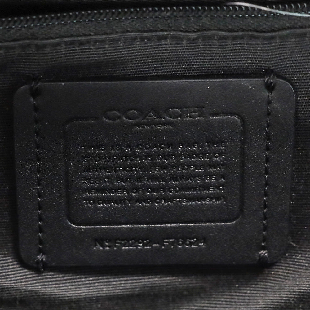 Coach 76624 Black Crossgrain Leather Jordyn Backpack