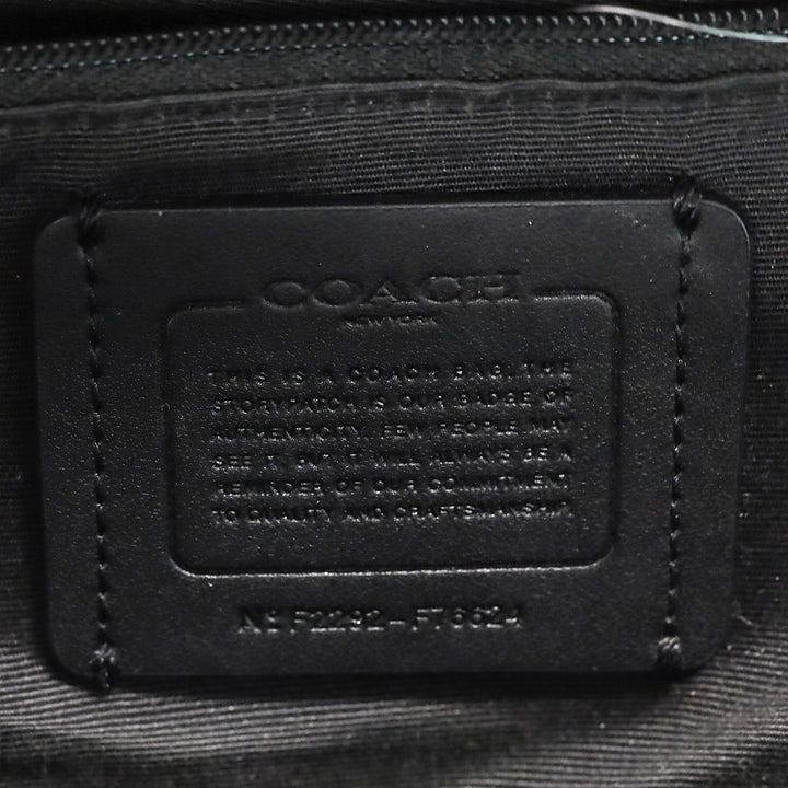 Coach 76624 Black Crossgrain Leather Jordyn Backpack