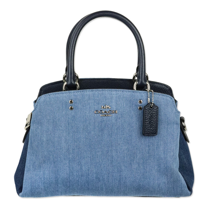 Coach 91093 Denim Mini Lillie Carryall Satchel