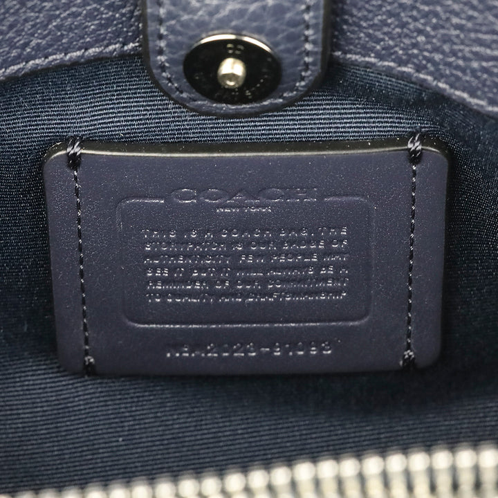 Coach 91093 Denim Mini Lillie Carryall Satchel