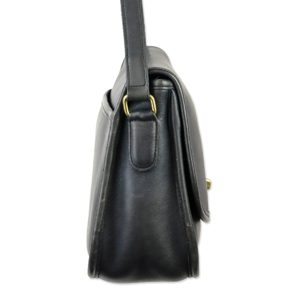 Coach Black Leather 9790 City Bag