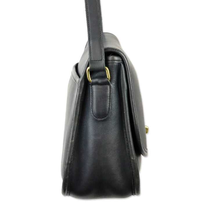 Coach Black Leather 9790 City Bag