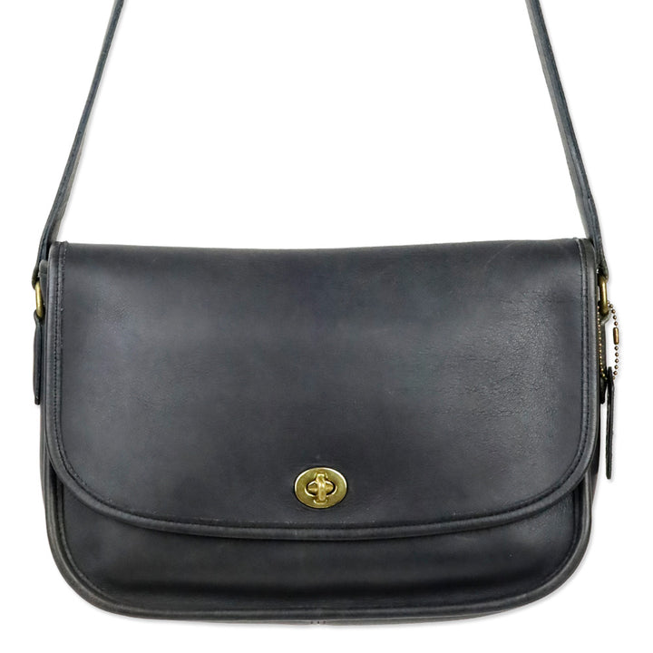 Coach Black Leather 9790 City Bag