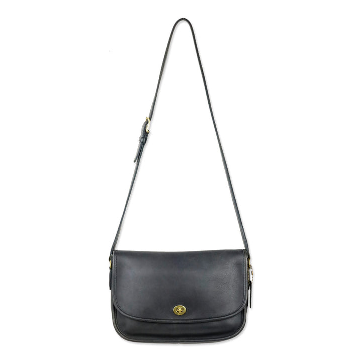 Coach Black Leather 9790 City Bag