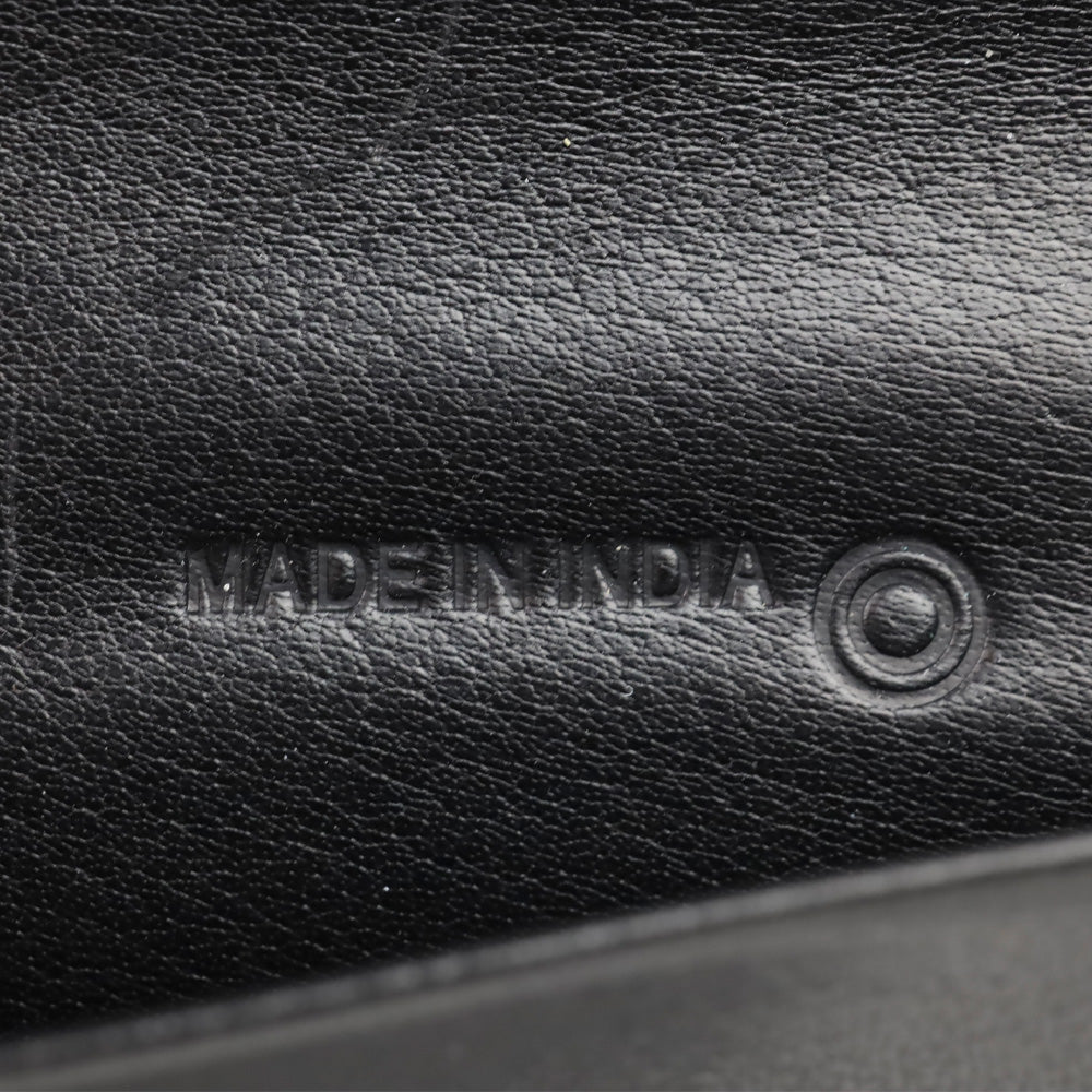 Coach Black Leather Large Card Case