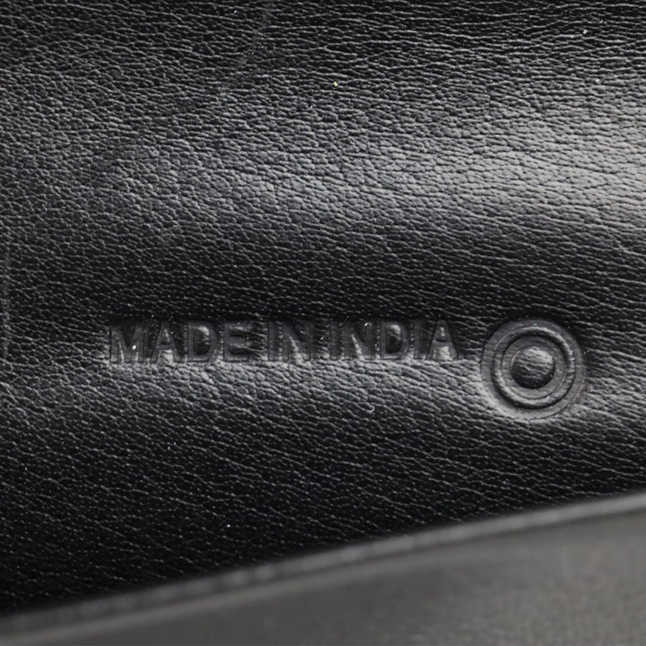 Coach Black Leather Large Card Case