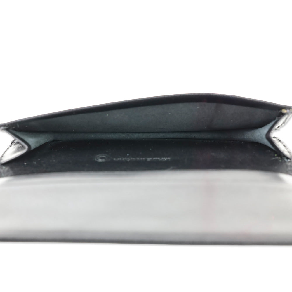 Coach Black Leather Large Card Case