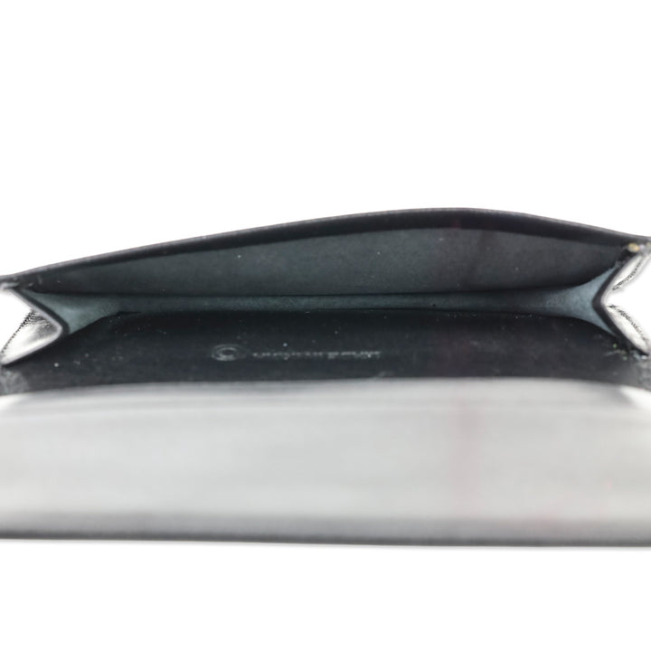 Coach Black Leather Large Card Case