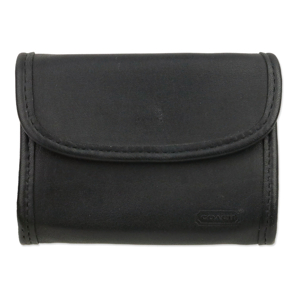 Coach Black Leather Multifunction Wallet