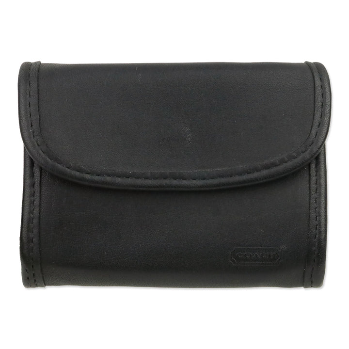 Coach Black Leather Multifunction Wallet