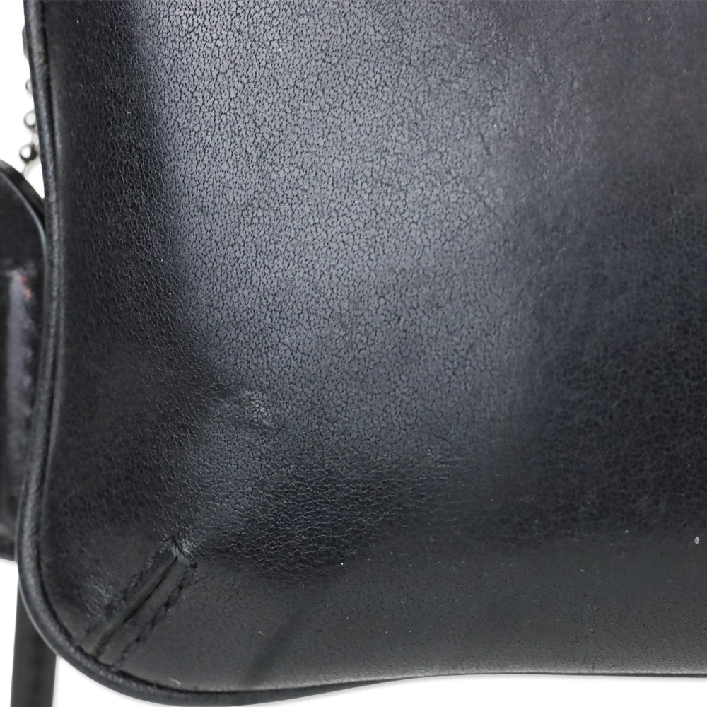 Coach Black Leather Small Wristlet