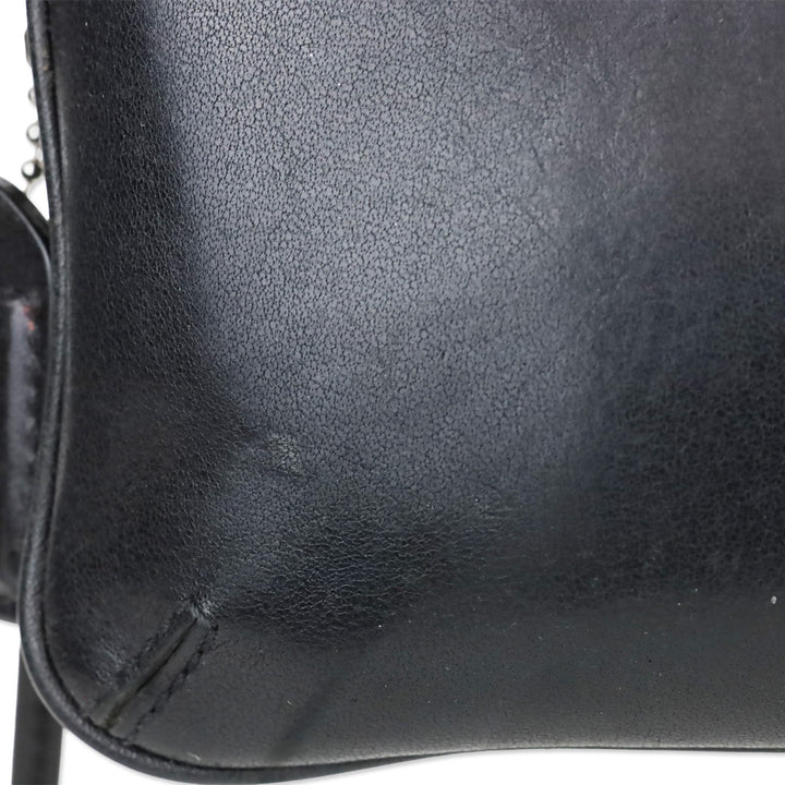 Coach Black Leather Small Wristlet