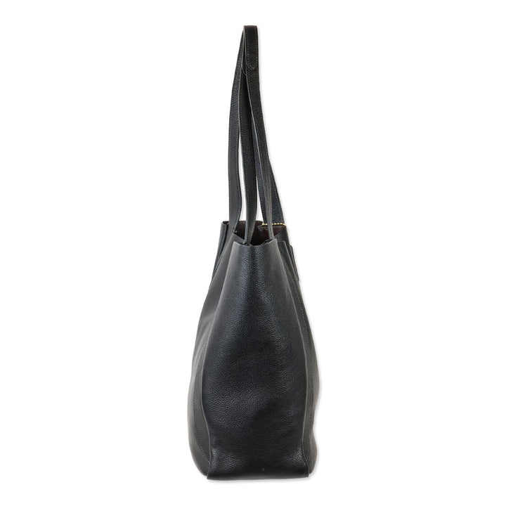 Coach Black Pebbled Leather Hadley Tote Bag