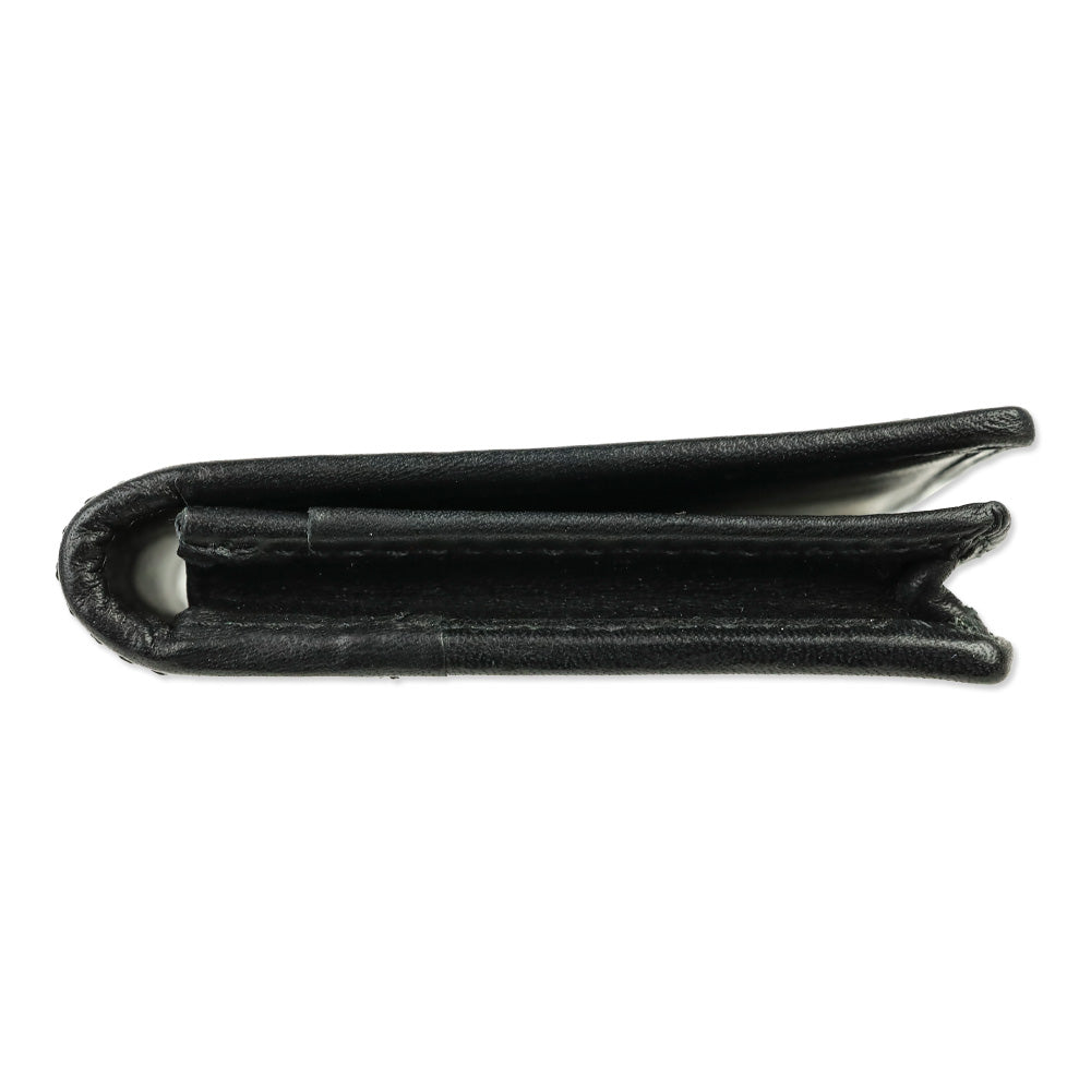 Coach Black Signature Canvas/Leather Stripe Large Card Case