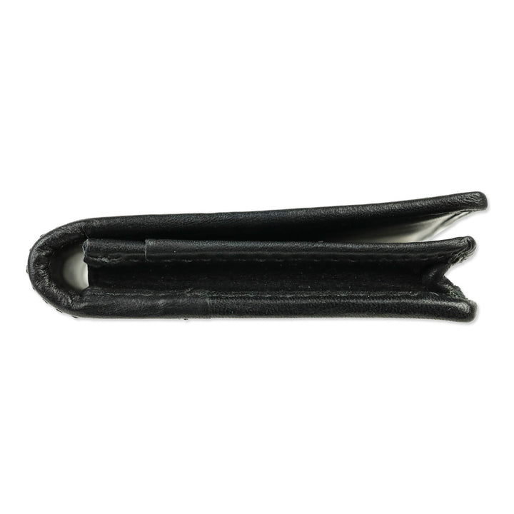 Coach Black Signature Canvas/Leather Stripe Large Card Case