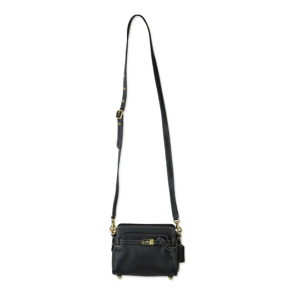 Coach Black Tate 18 Crossbody