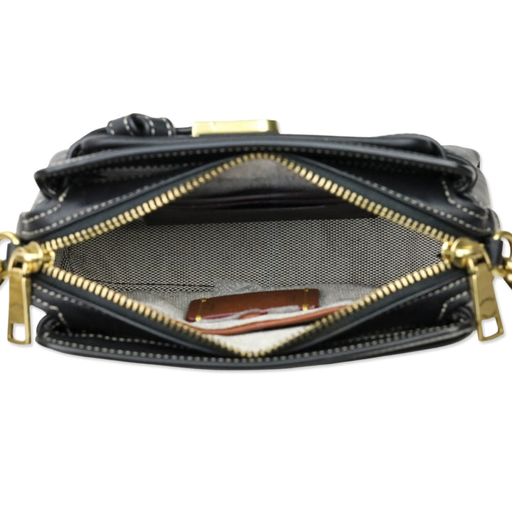 Coach Black Tate 18 Crossbody
