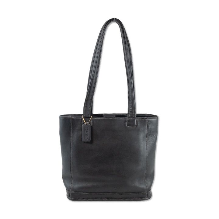 Coach Bleeker Black Leather Tote Bag