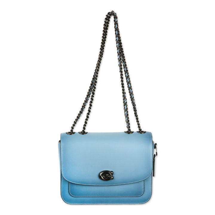 Coach Blue Madison Shoulder Bag