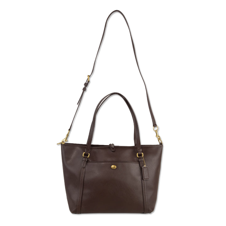 Coach Brown Leather Tote