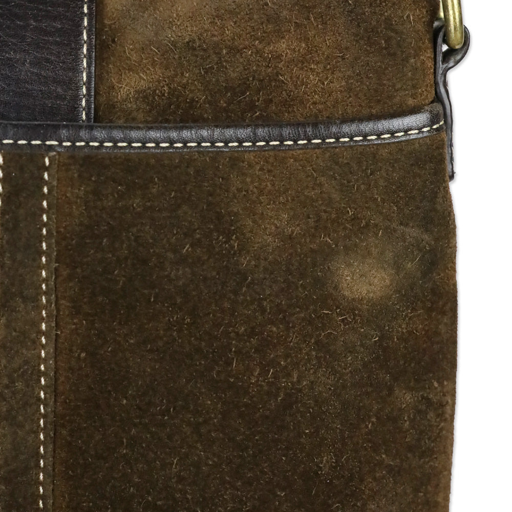 Coach Brown Suede Retro Soho Convertible Crossbody