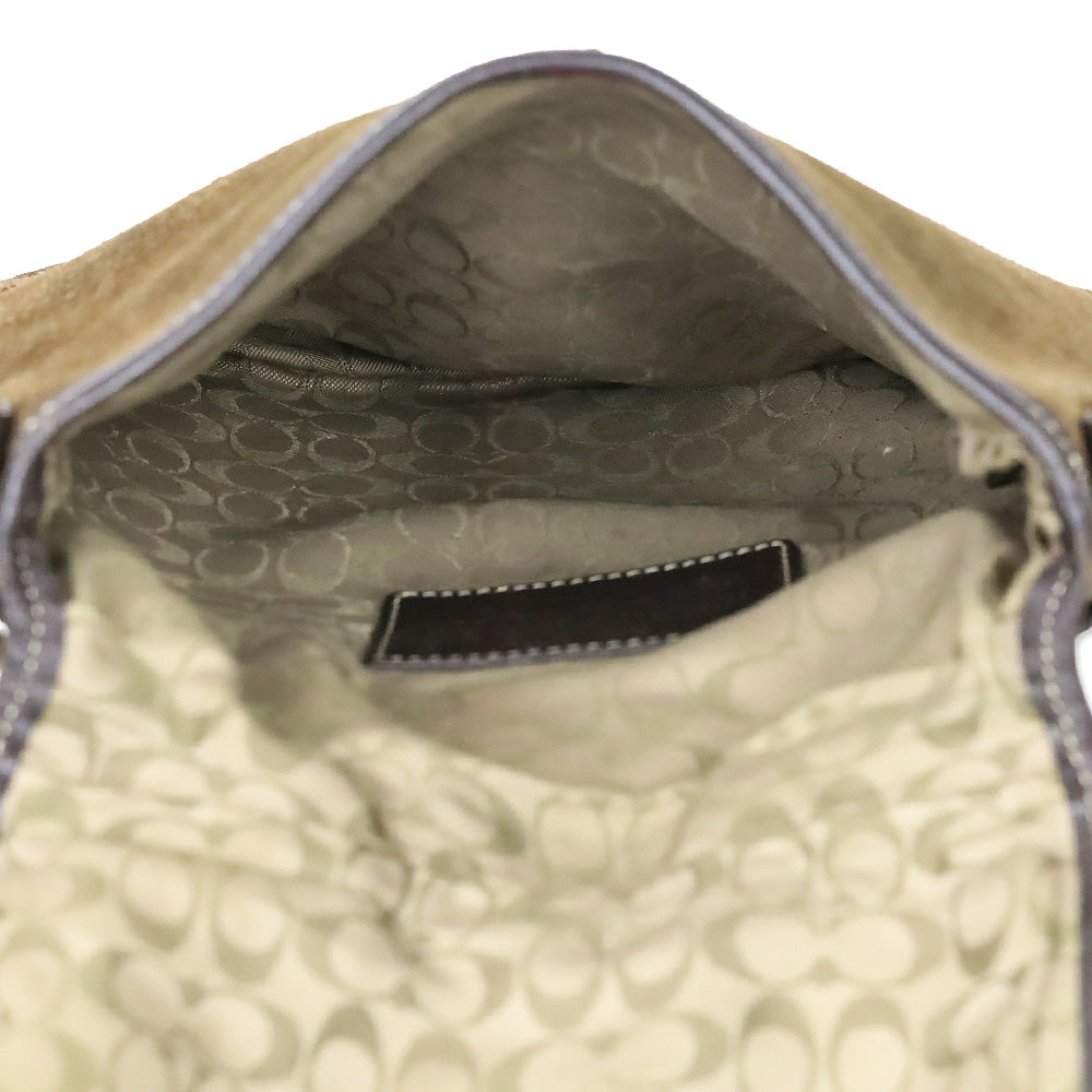 Coach Brown Suede Retro Soho Convertible Crossbody