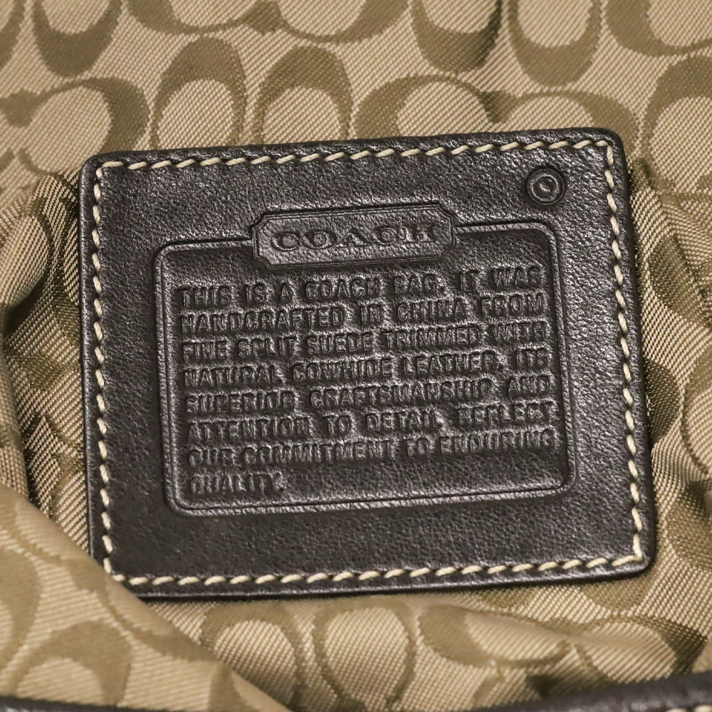 Coach Brown Suede Retro Soho Convertible Crossbody