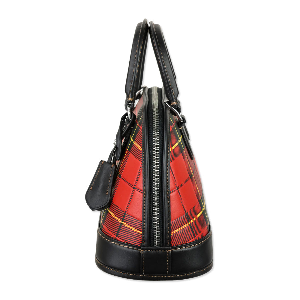Coach CG194 Plaid Print Revel Bag 24