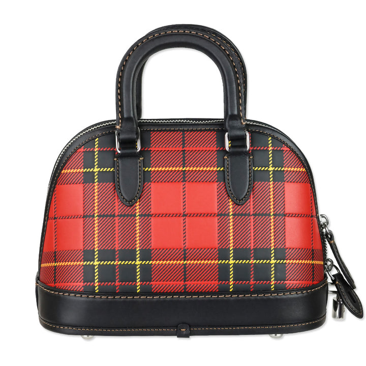 Coach CG194 Plaid Print Revel Bag 24