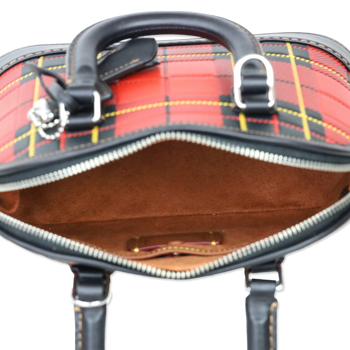 Coach CG194 Plaid Print Revel Bag 24