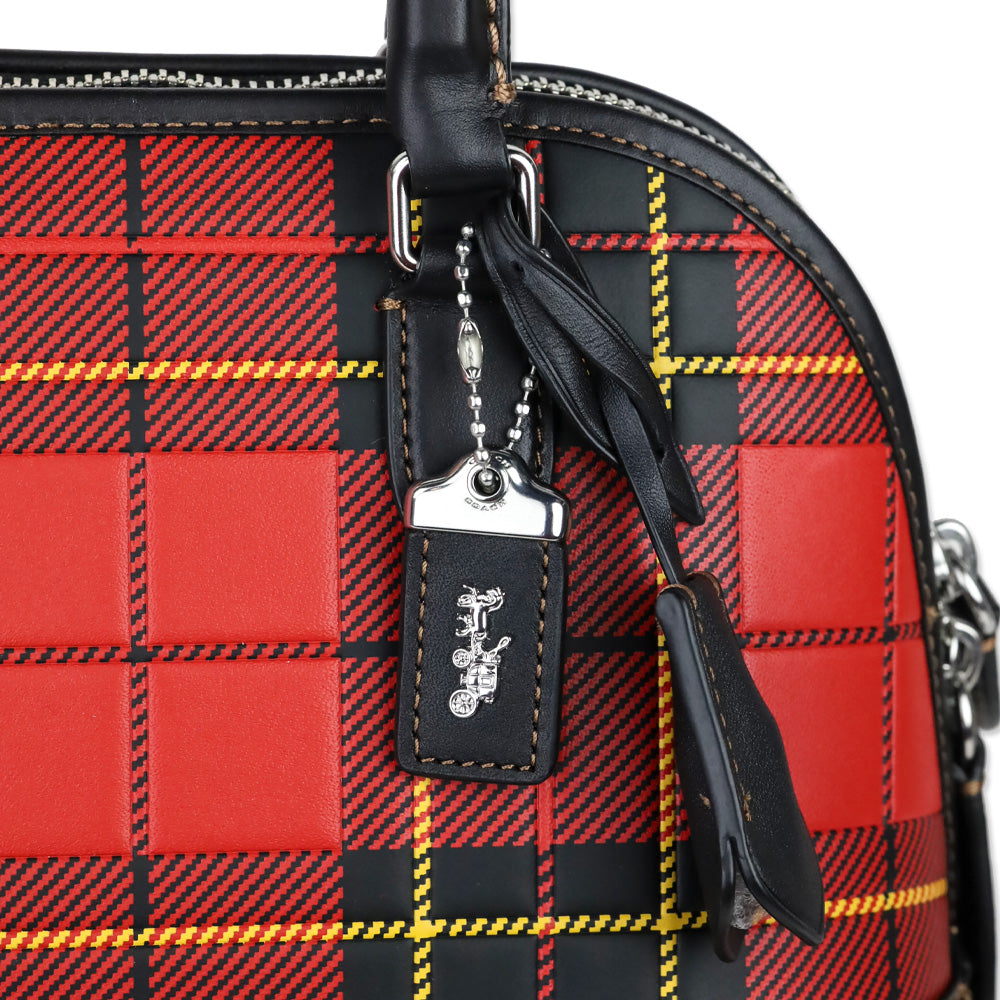 Coach CG194 Plaid Print Revel Bag 24
