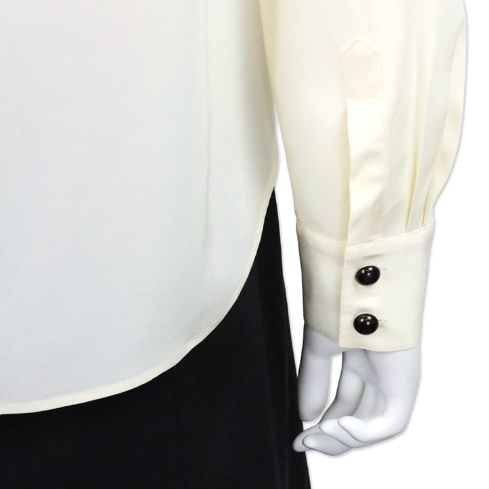 Coach Cream Ruffle Detail Shirt