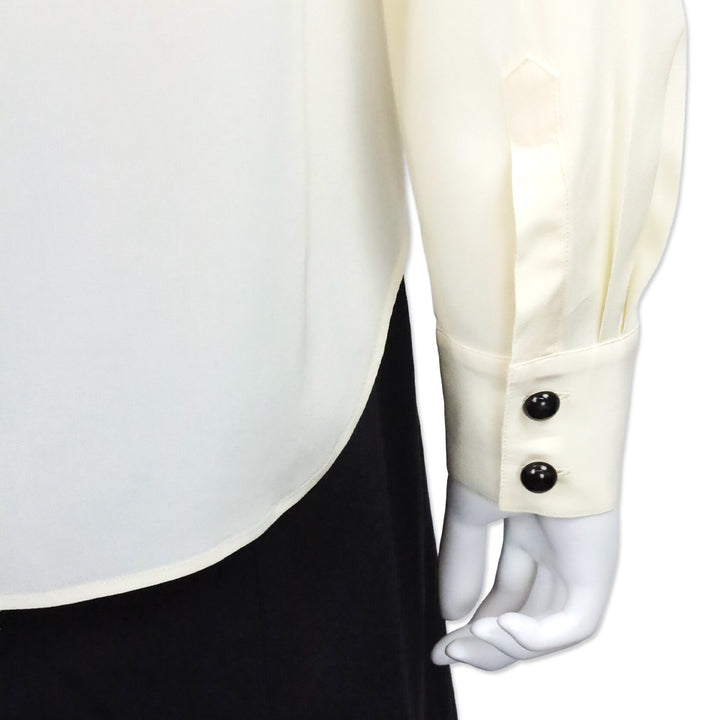 Coach Cream Ruffle Detail Shirt