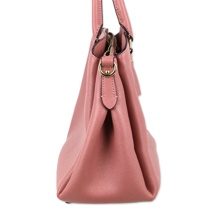 Coach Dust Pink/Gold Mini Sage Carryall Satchel