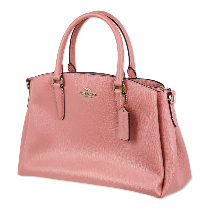 Coach Dust Pink/Gold Mini Sage Carryall Satchel