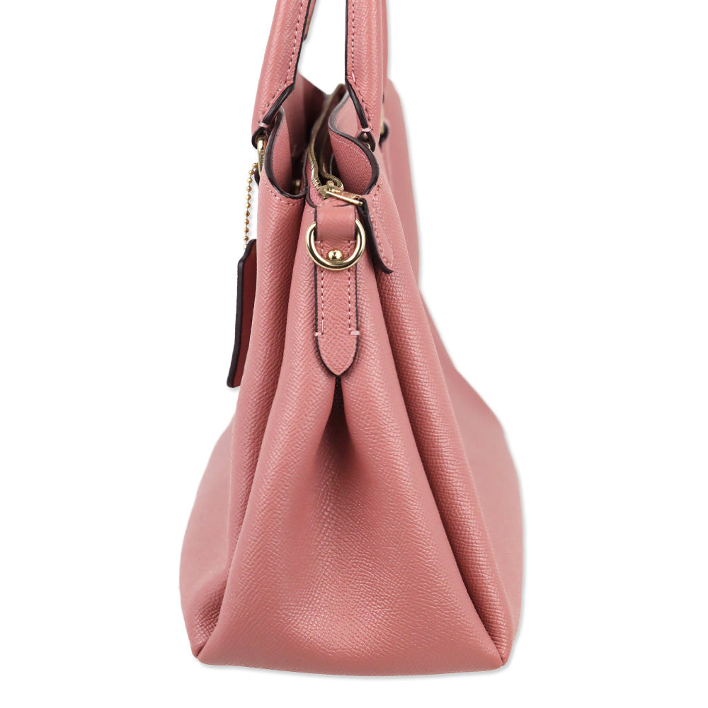 Coach Dust Pink/Gold Mini Sage Carryall Satchel