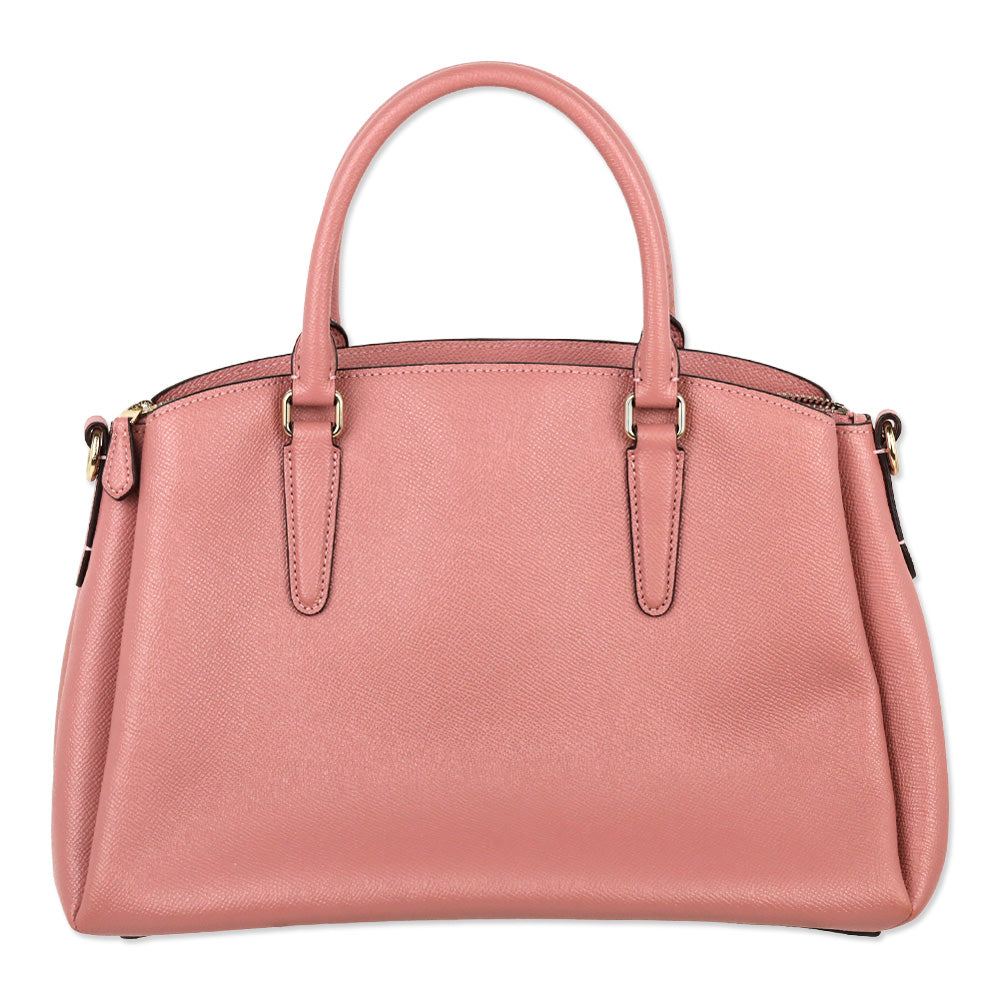 Coach Dust Pink/Gold Mini Sage Carryall Satchel
