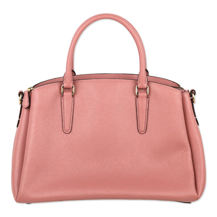 Coach Dust Pink/Gold Mini Sage Carryall Satchel