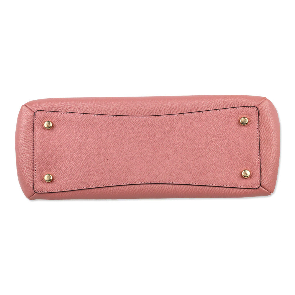 Coach Dust Pink/Gold Mini Sage Carryall Satchel
