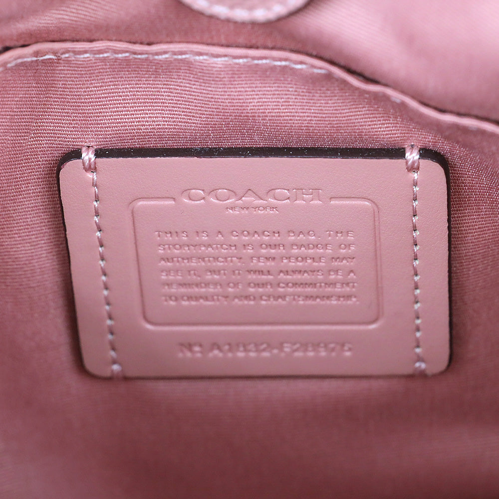 Coach Dust Pink/Gold Mini Sage Carryall Satchel