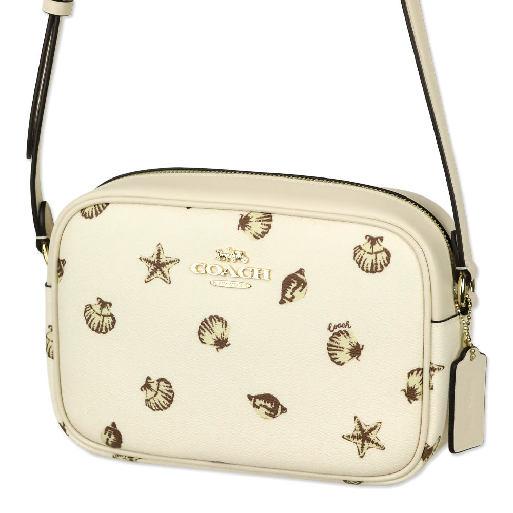 Coach Jamie Camera Bag With White Shell Print