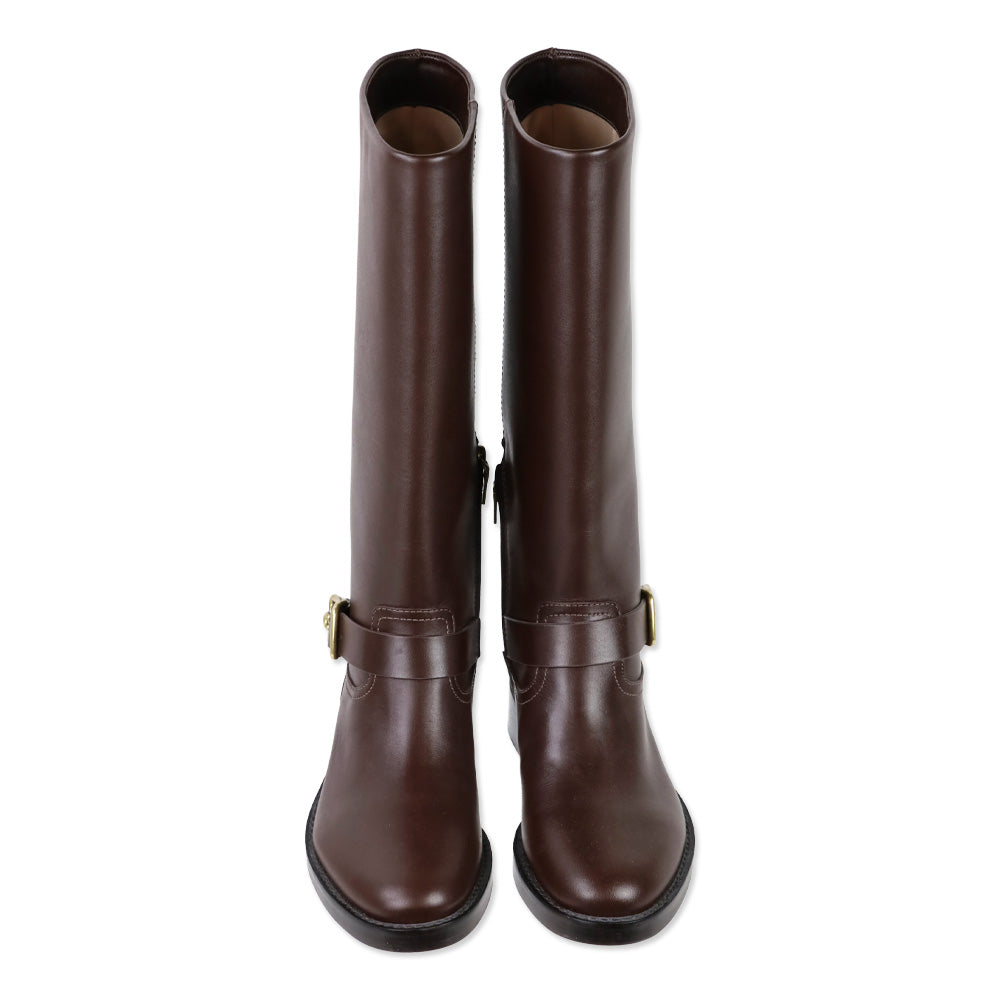 Coach Madeline Brown Leather Boots II
