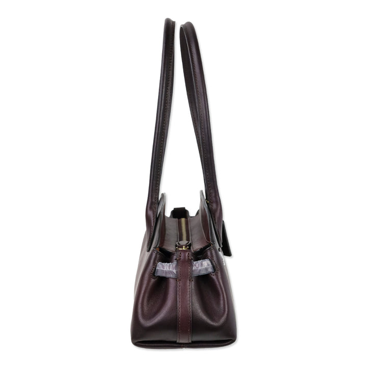 Coach Merlot Smooth Leather/Brass/Empire Caryall 34