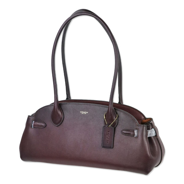 Coach Merlot Smooth Leather/Brass/Empire Caryall 34