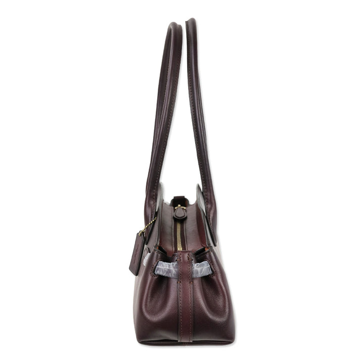 Coach Merlot Smooth Leather/Brass/Empire Caryall 34