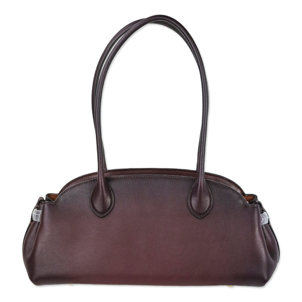 Coach Merlot Smooth Leather/Brass/Empire Caryall 34