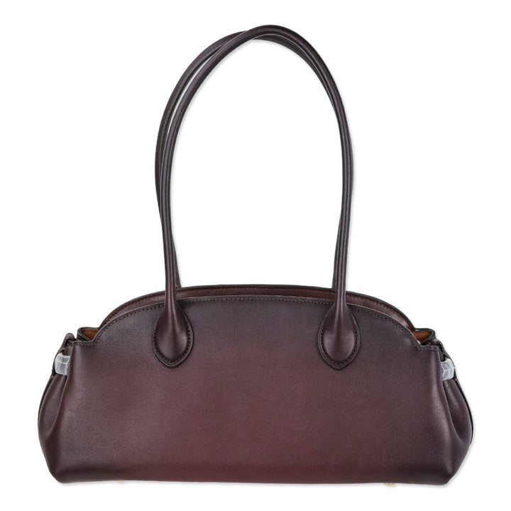 Coach Merlot Smooth Leather/Brass/Empire Caryall 34