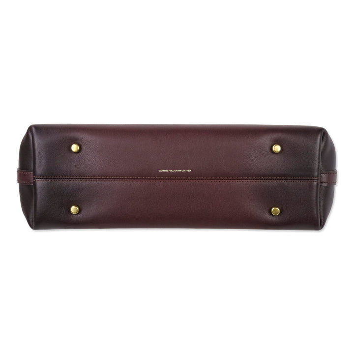 Coach Merlot Smooth Leather/Brass/Empire Caryall 34