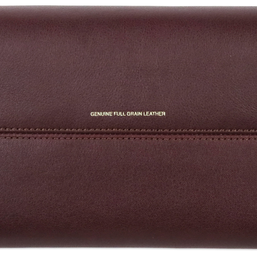 Coach Merlot Smooth Leather/Brass/Empire Caryall 34